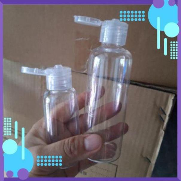 Chai Chiết Mĩ Phẩm ❤ RẺ VÔ ĐỊCH ❤ Chai lọ nhựa pet nắp bật [100ml,50ml,30ml,20ml] chiết mỹ phẩm, dầu gội, sữa tắm .