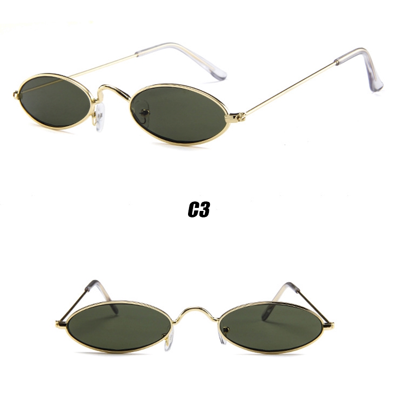 Kính Mát Gọng Oval Phong Cách Retro Thời Trang | BigBuy360 - bigbuy360.vn