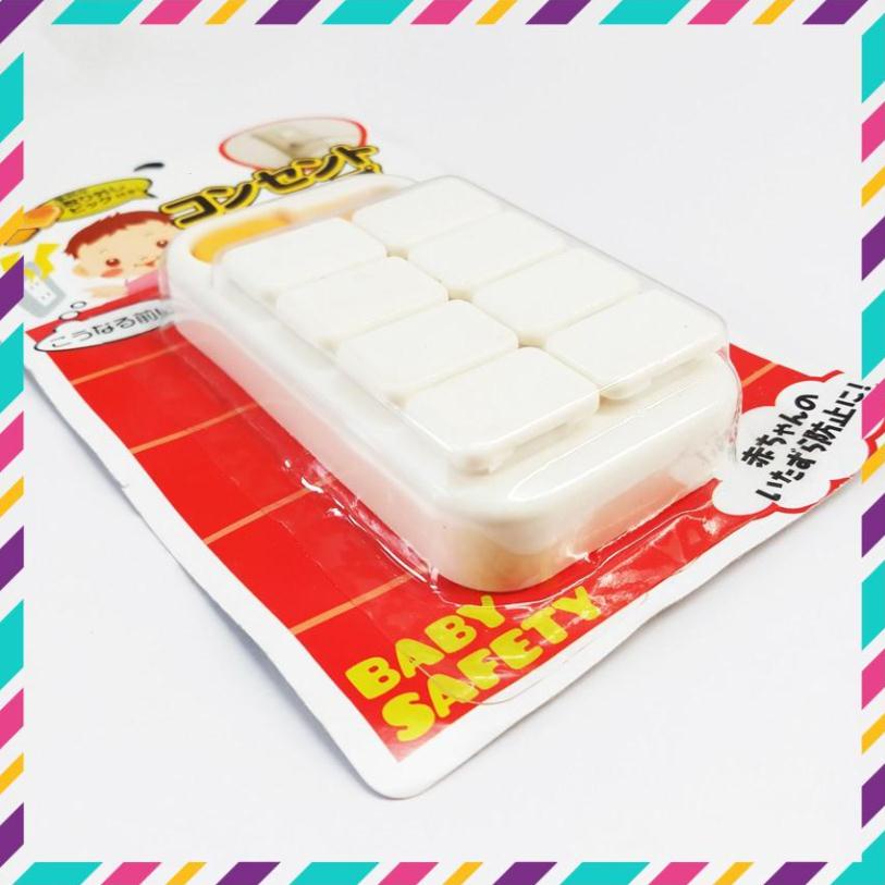[Chính Hãng]  Bộ 8 bịt ổ điện an toàn cho bé Hàng Nhập Khẩu Từ Nhật