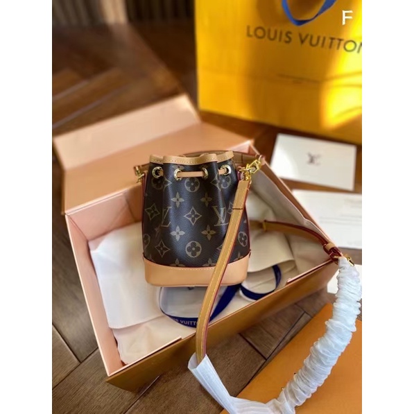 Túi dây rút Bucket hoạt tiết Monogram thời trang cao cấp Louis Vuitton LV phong cách trẻ trung thời thượng