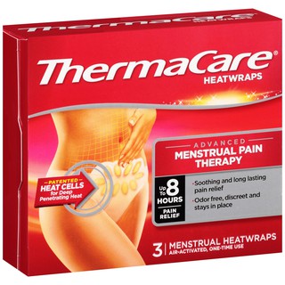 hsd : 03.2025.MIẾNG DÁN NHIỆT GIẢM ĐAU VÙNG BỤNG DƯỚI ThermaCare Menstrual Pain -  bán lẻ / hộp