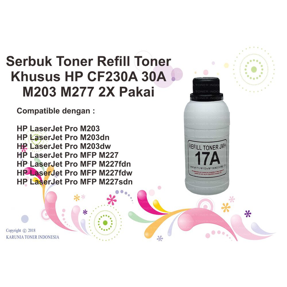 Bột Toner Cho Máy In Hp Laserjet Pro M203 M203dn M203dw Mfp M227 M227fdn M227fdw M227