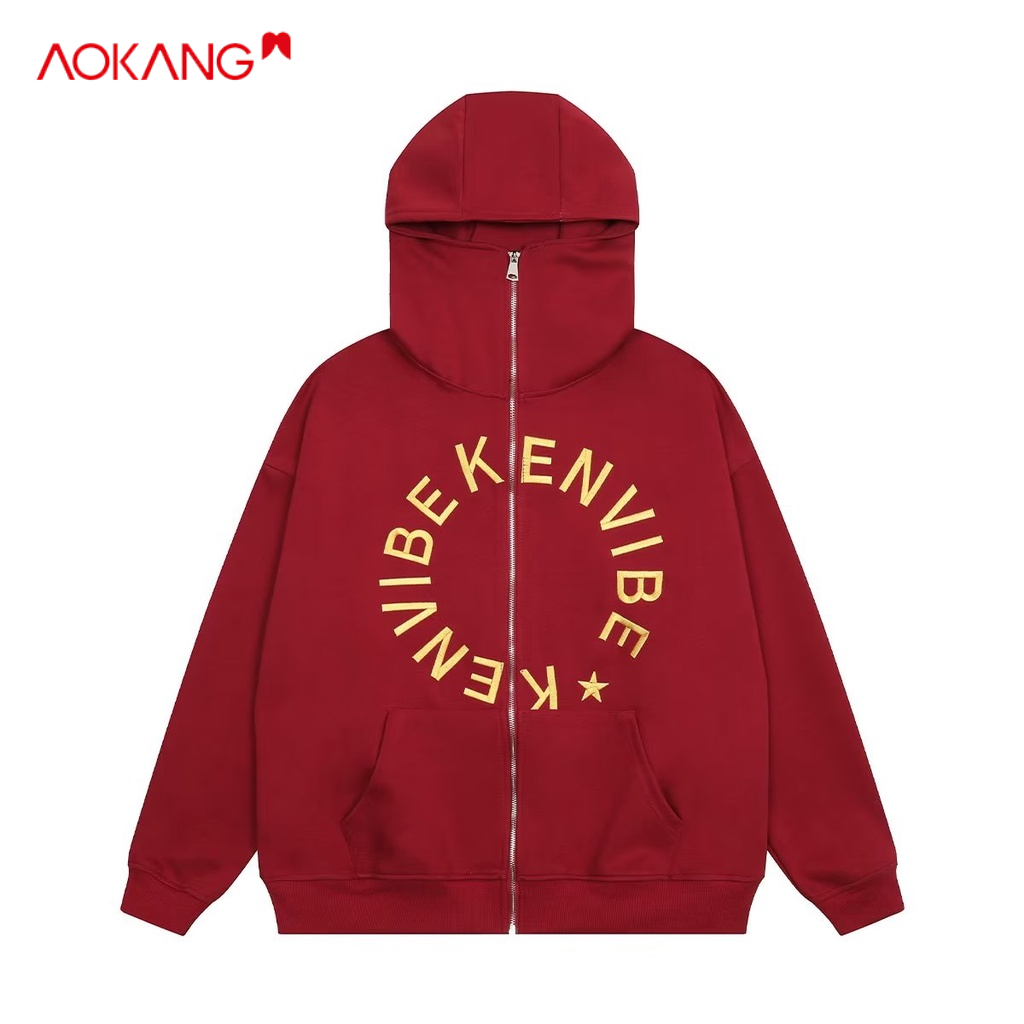Áo Khoác Hoodie Dáng Rộng Phong Cách Mỹ Thời Trang Cho Nam