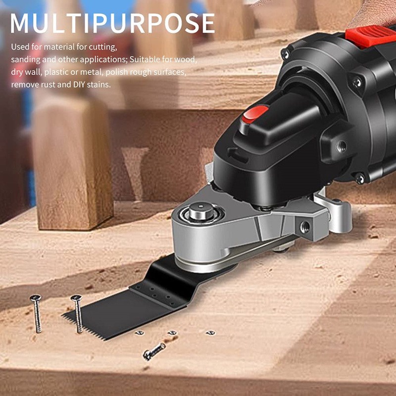 Máy cắt rung - bộ chuyển đổi máy cắt thành máy cắt rung tặng kèm lưỡi cưa và đầu chà nhám