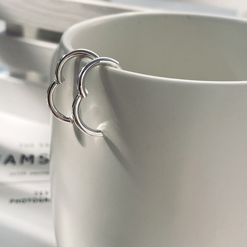 Bông Tai Tròn Bằng Bạc Thời Trang Dành Cho Nữ