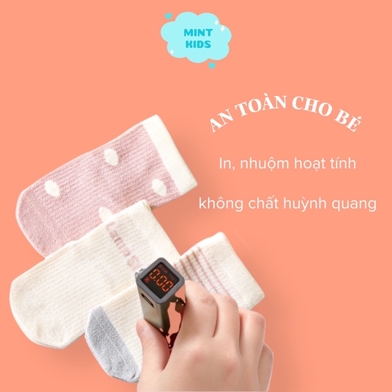 Set 4 Đôi Tất Lưới Nemo Baby Mềm Mại Cho Bé 0 Đến 3 Tuổi SL-01