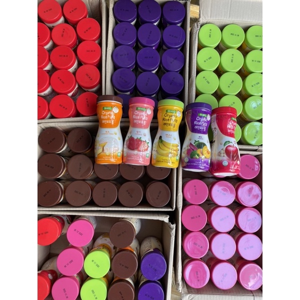 Bánh bi gạo hữu cơ Farm To Baby Hàn 50g cho bé 7m+