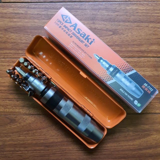 Bộ vít đóng tự động 13 mũi cao cấp Asaki AK-7192