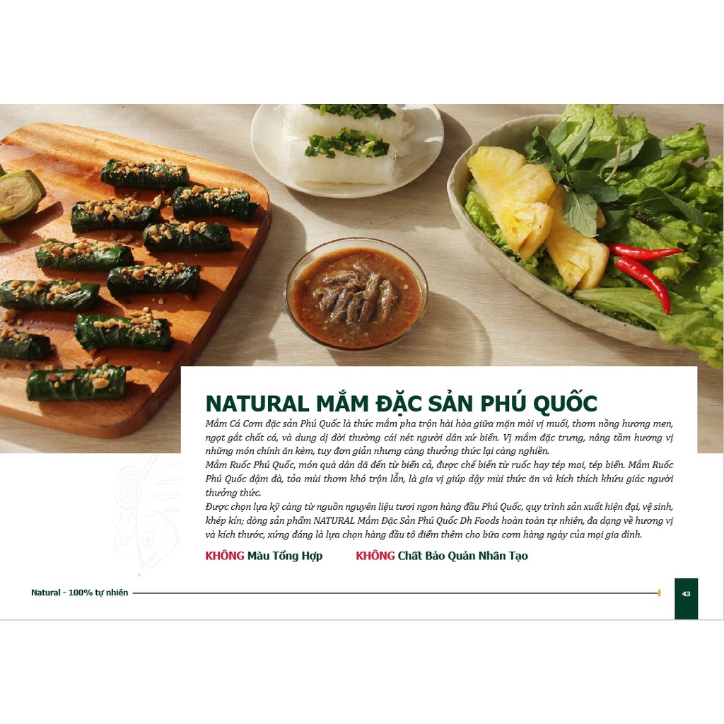 Mắm nêm cá cơm Natural Dh Foods nêm sẵn thành phần tự nhiên lọ 150/240gr - DHMAM006