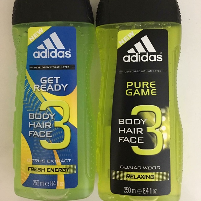 Sữa tắm gội adidas for men