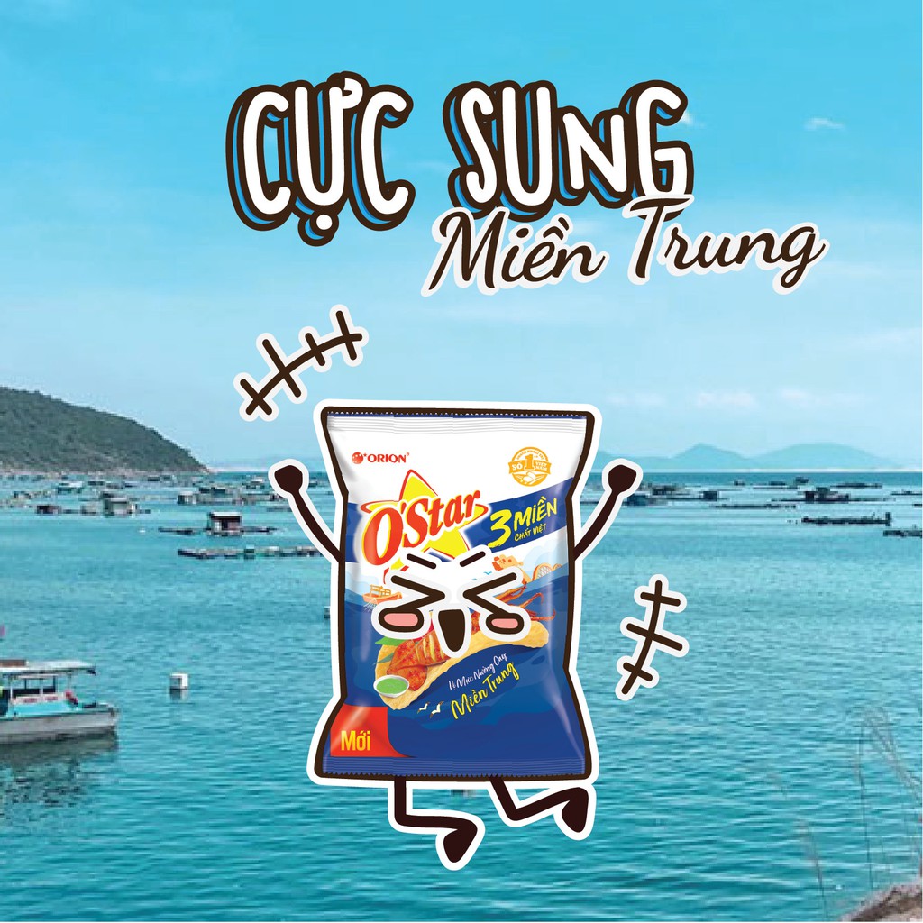 Bánh Snack Khoai Tây Lát O'star 3 Miền 32g