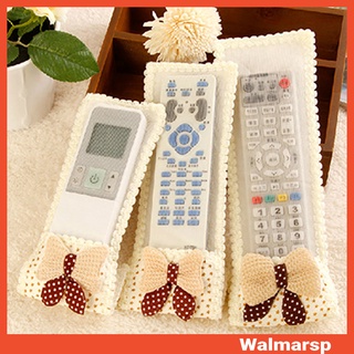 Vỏ bọc bằng vải chống bụi đính nơ bướm dễ thương cho điều khiển TV từ xa W15