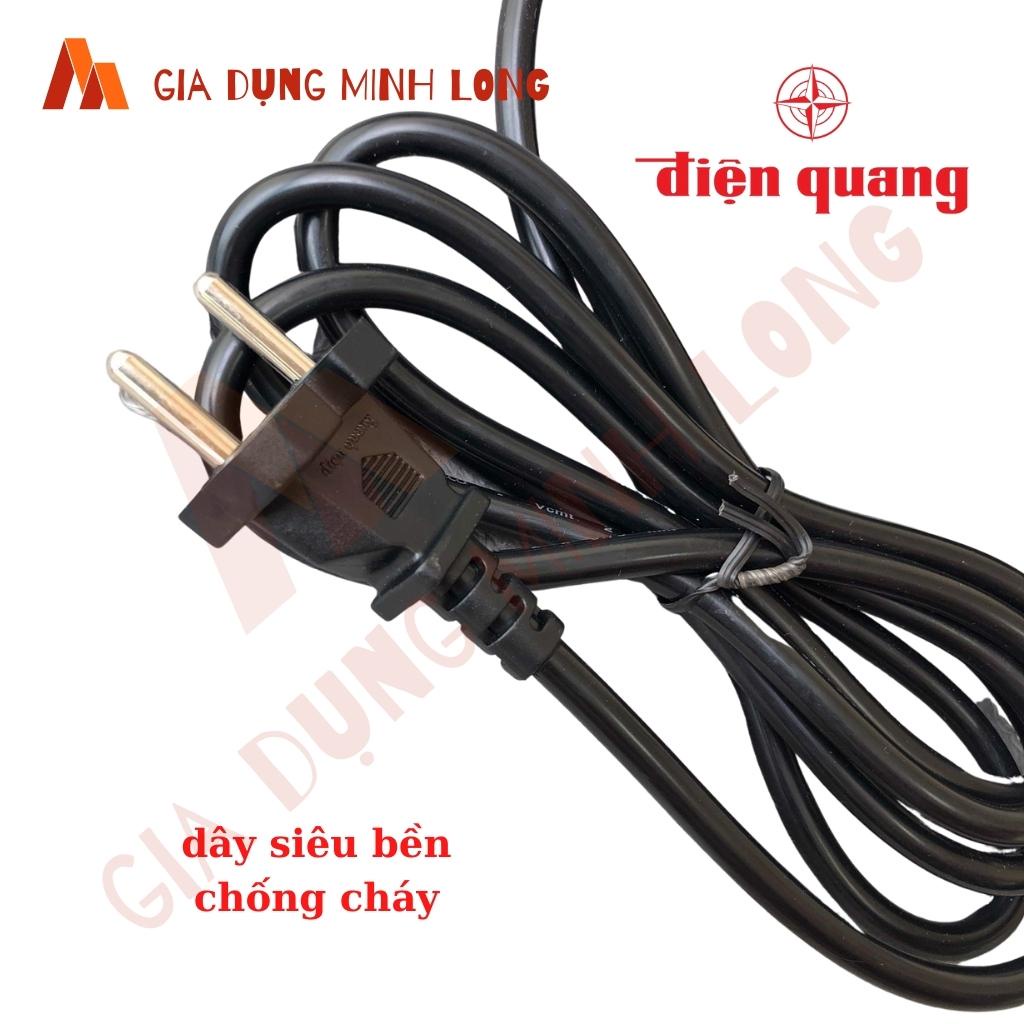 Ổ cắm 6 lỗ đa năng chịu tải Điện Quang ECO ĐQ ESK 6ECO - Ổ cắm liền dây 2 mét, 5 mét chịu tải 2 màu đen; trắng