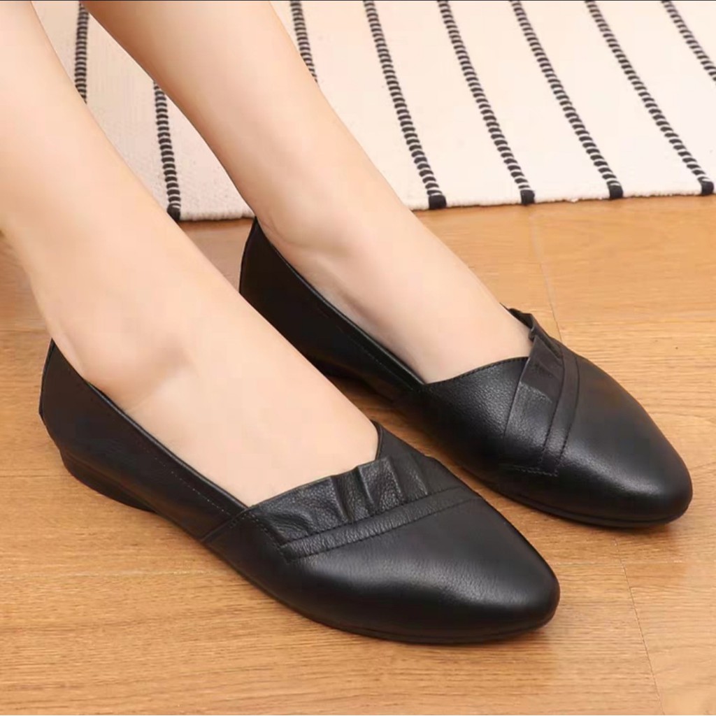 Giày búp bê viền bèo thoải mái đi mưa | BigBuy360 - bigbuy360.vn