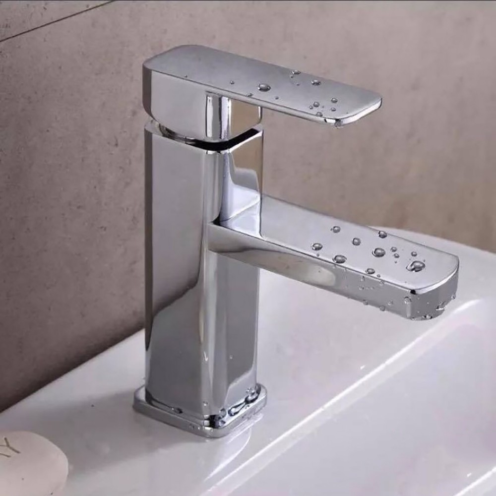 [Mã BMBAU50 giảm 7% đơn 99K] Vòi Xả Nước Lavabo Vuông Schmidt Thiết Kế Kiểu Dáng Sang Trọng Hiện Đại