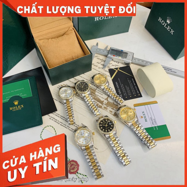 Đồng hồ nam nữ Rol cao cấp - Full box bảo hành 12th - chống nước