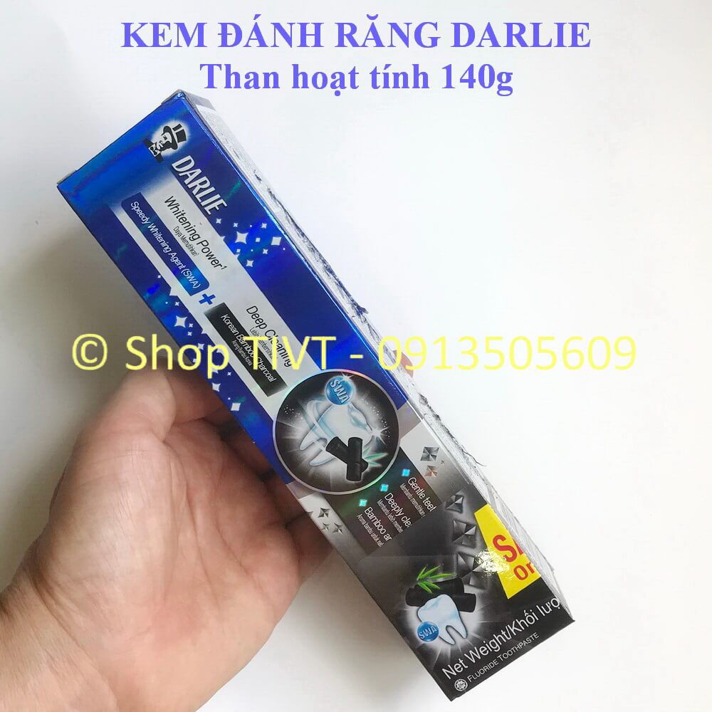 Kem đánh răng ông già Darlie, kem đánh răng tây đen bảo vệ lợi và men răng, trắng răng thơm mát, ngăn ngừa mảng bám-TIVT