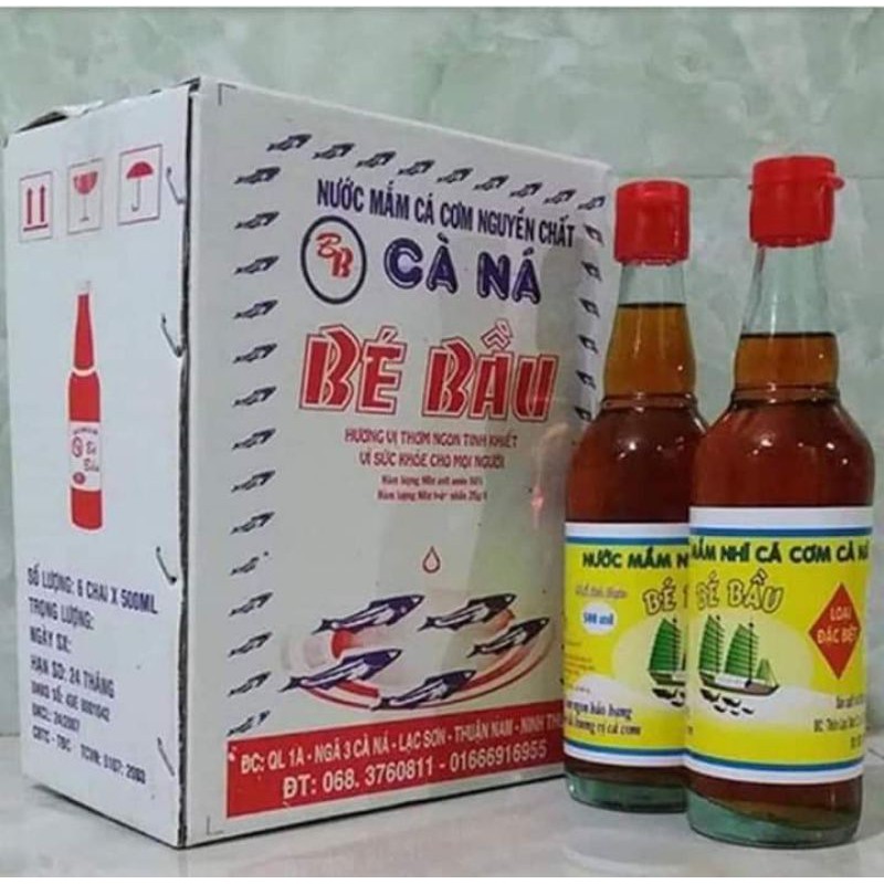 NƯỚC MẮM BÉ BẦU CÀ NÁ-NINH THUẬN.