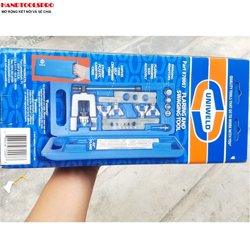 Bộ lã ống đồng tổng hợp mỹ UNIWELD 70007