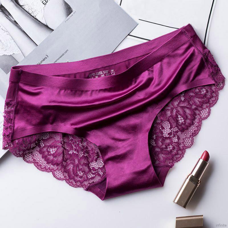 Women Lace Luxury Seamless Plus Size Low Waist Female Slim Briefs | BigBuy360 - bigbuy360.vn