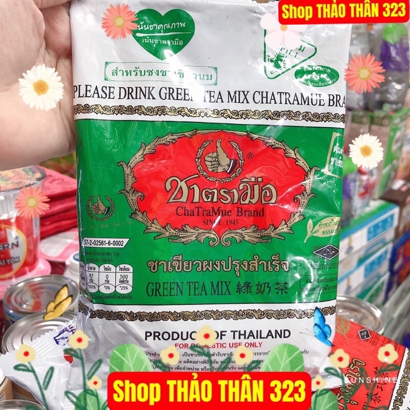 Trà Thái Xanh CHATRAMUE 200g / Trà Thái Đỏ CHATRAMUE  400g - Hàng Chính Gốc Nhập Thái La