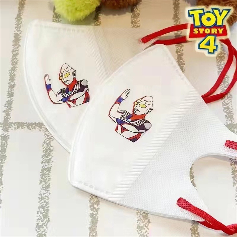 10pcs 3 ~ 14 Năm Tuổi 3D Stereo Trẻ Em Mặt Nạ Dùng Một Lần Chống Bụi Phim Hoạt Hình Dễ Thương Phù Thủy Nhỏ Mặt Nạ In Cá Nhân đóng gói LELE