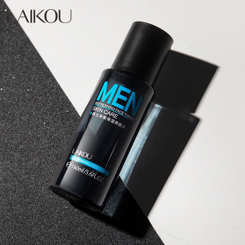 Nước cân bằng da LAIKOU giúp làm trắng và thu nhỏ lỗ chân lông cho nam giới 160ml