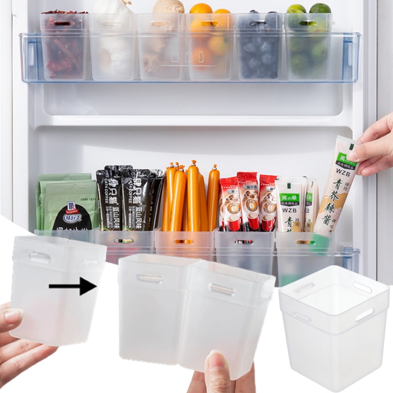 Hộp Đựng Thực Phẩm/Trang Sức Cỡ Nhỏ Để Tủ Lạnh Không Cần Đóng Đinh Đa Năng Cho Gia Đình/Trường Học
