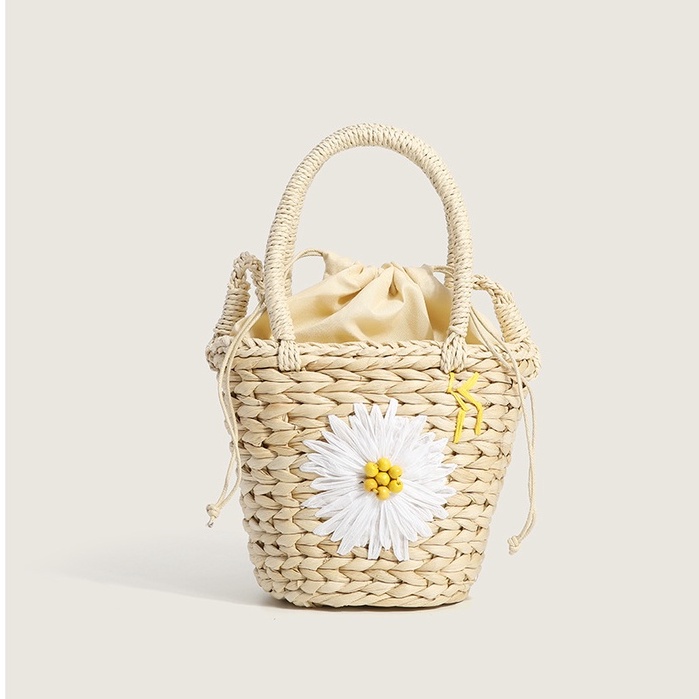 Mới Túi Đeo Vai Đan Lát Thiết Kế Xinh Xắn Cho Nữ