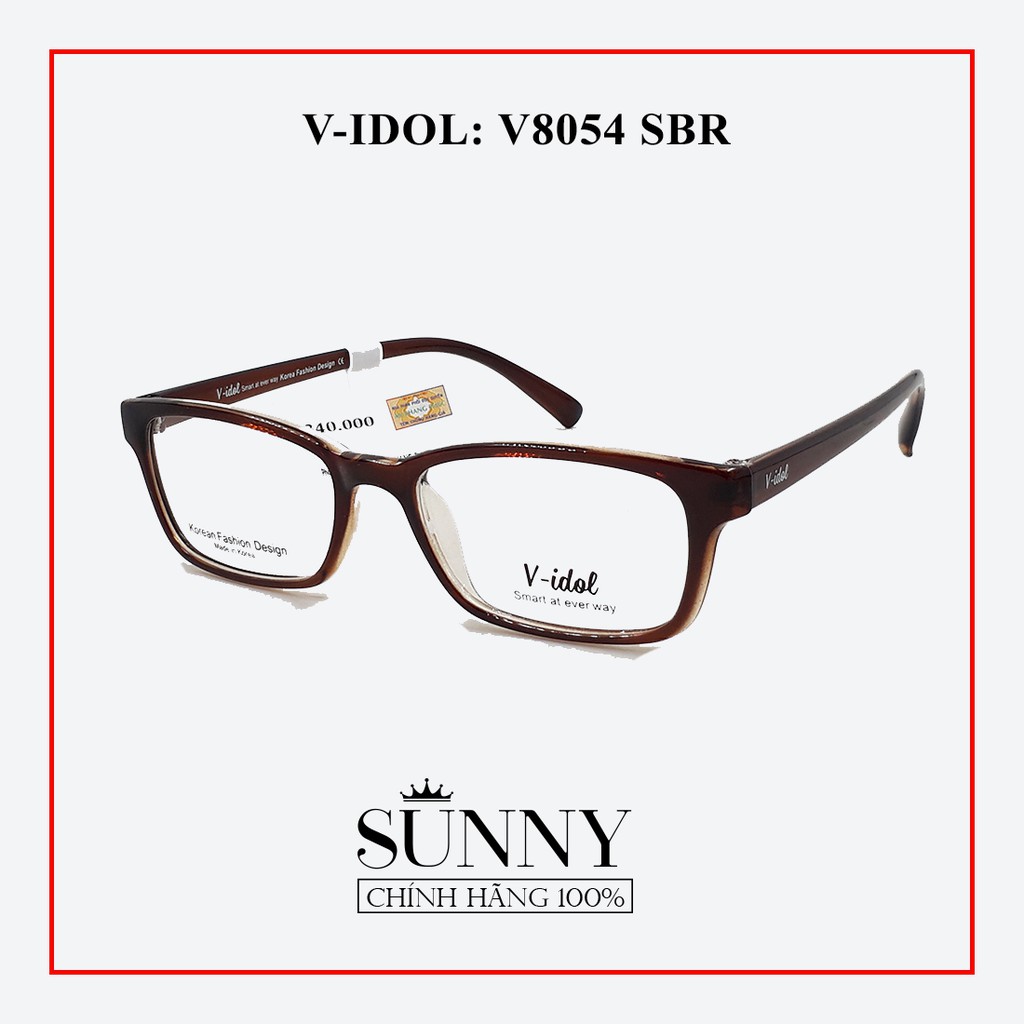 Gọng kính thời trang Vidol V8054 nhiều màu chính hãng, thiết kế dễ đeo bảo vệ mắt