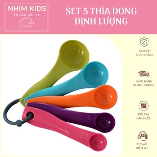 Set 5 Muỗng Đong Gia Vị