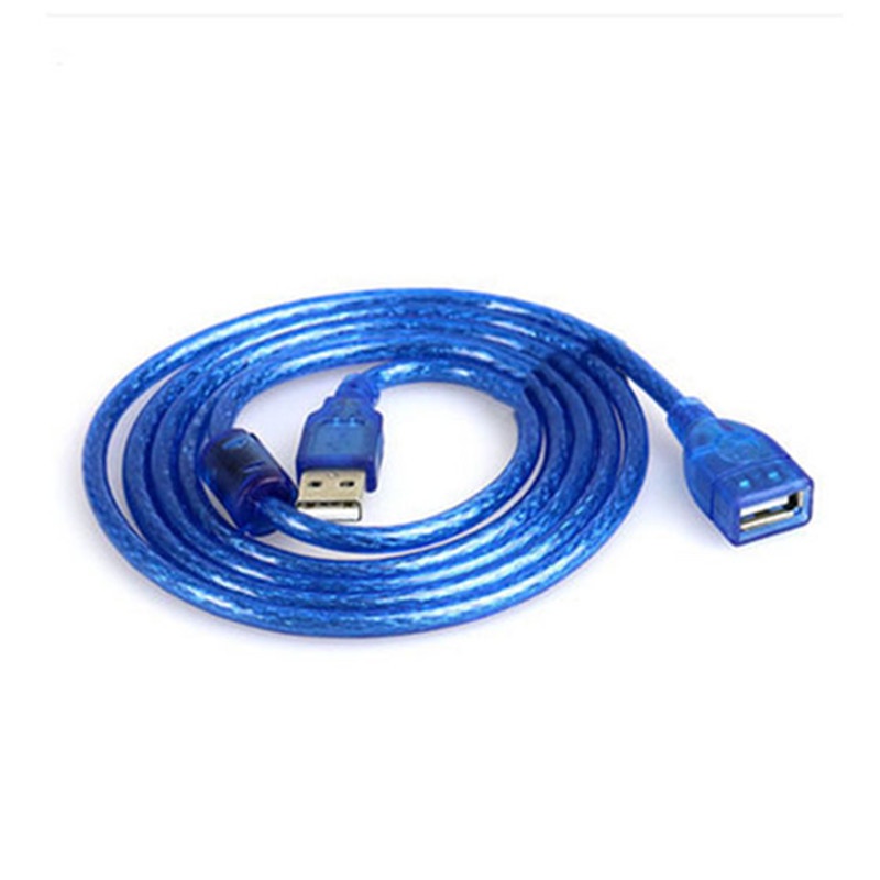Dây nối dài USB 1.5M 3M chống nhiễu màu xanh hoặc đen dùng cho laptop PC hoặc nối dài đèn LED