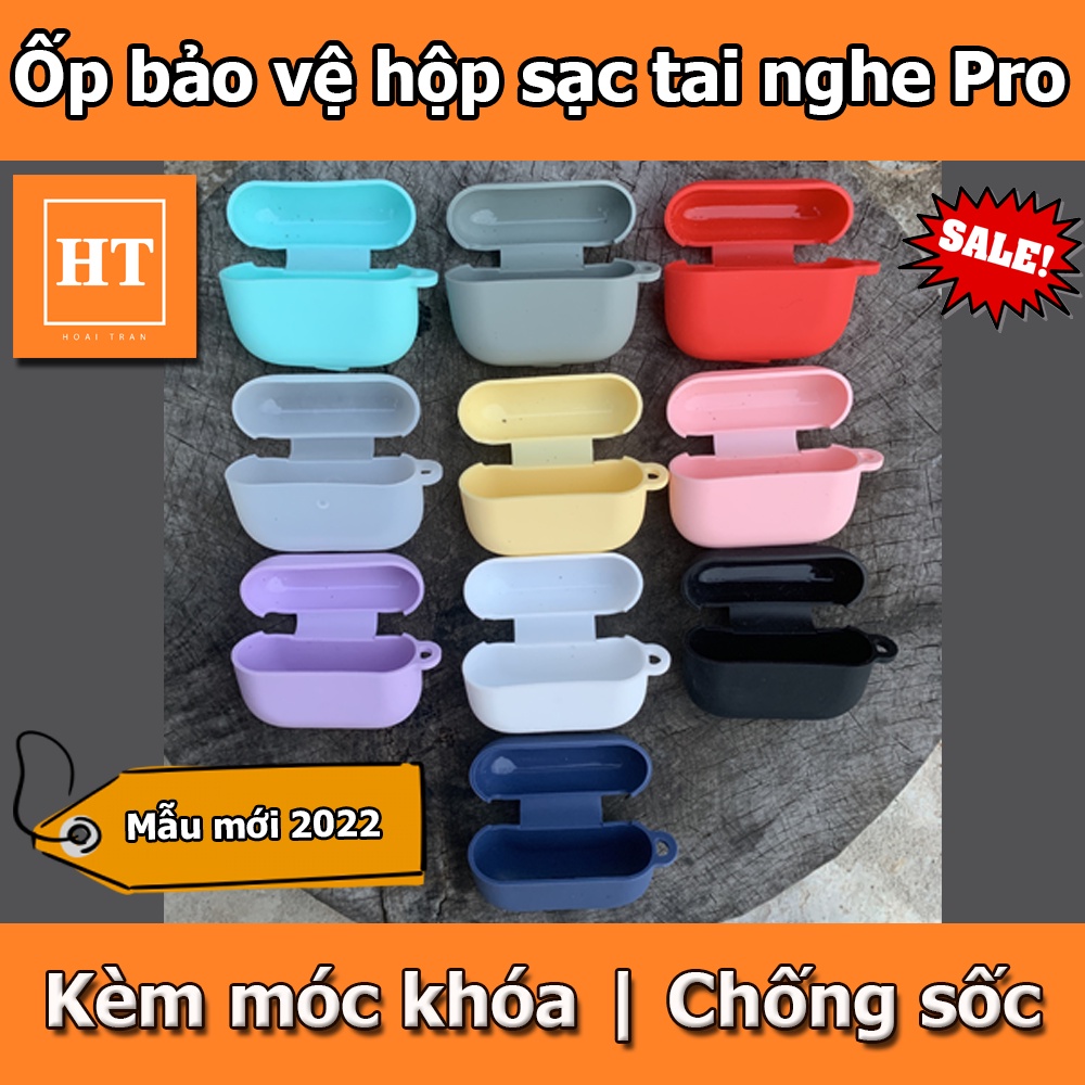 [Rẻ vô địch] Vỏ bảo vệ(case) hộp sạc Tai nghe Airpods Pro loại tốt, dày dặn, màu đẹp