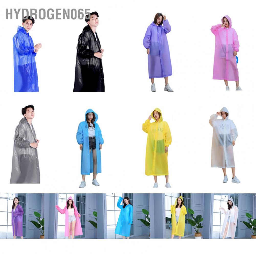 Áo mưa EVA du lịch ngoài trời cho người lớn 150g lụa mờ 18 cực dày