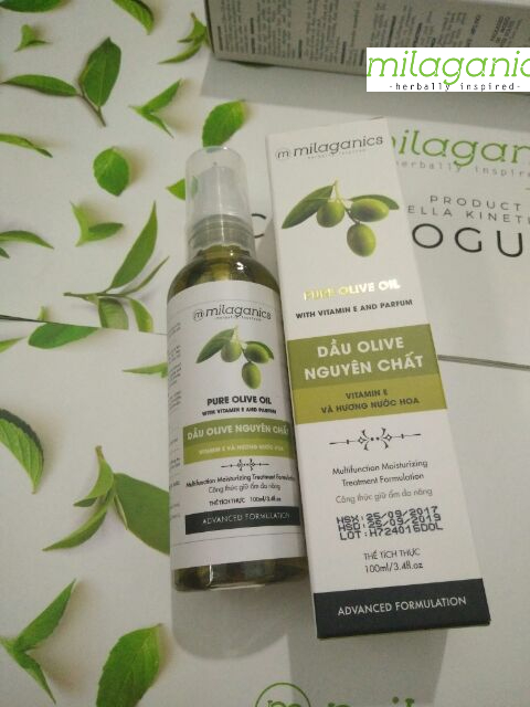 Dầu Olive Milaganics 100ml