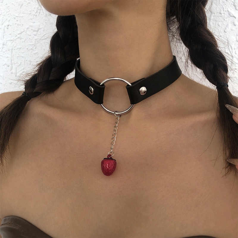 Vòng Cổ Choker Màu Đen Cá Tính Thời Trang Cho Nữ