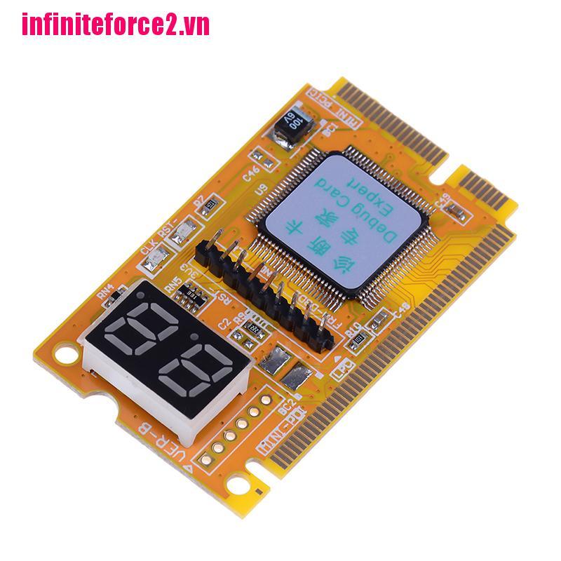 2 Thẻ Chẩn Đoán Mini Pci-E Lpc Pc 3 Trong 1