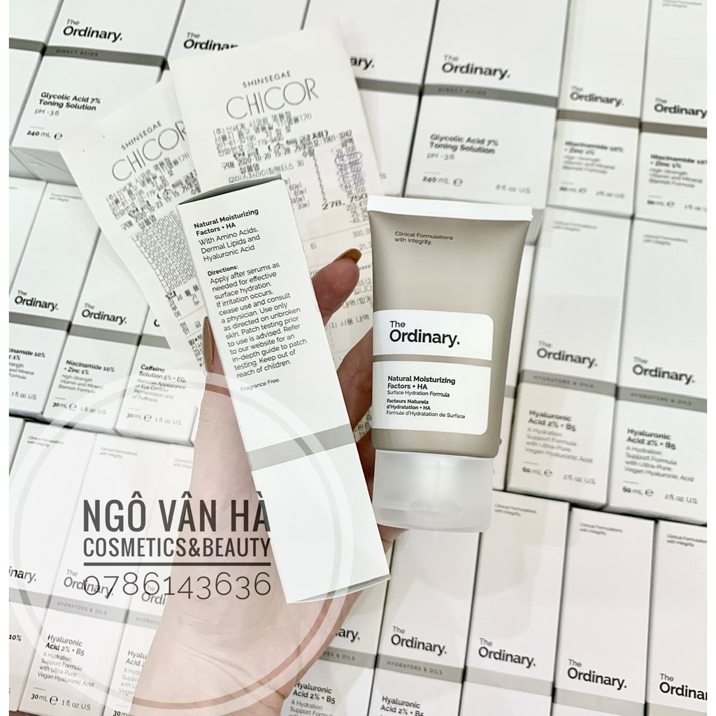 [THE ORDINARY] KEM DƯỠNG ẨM THE ORDINARY NATURAL MOISTURIZING FACTORS + HA