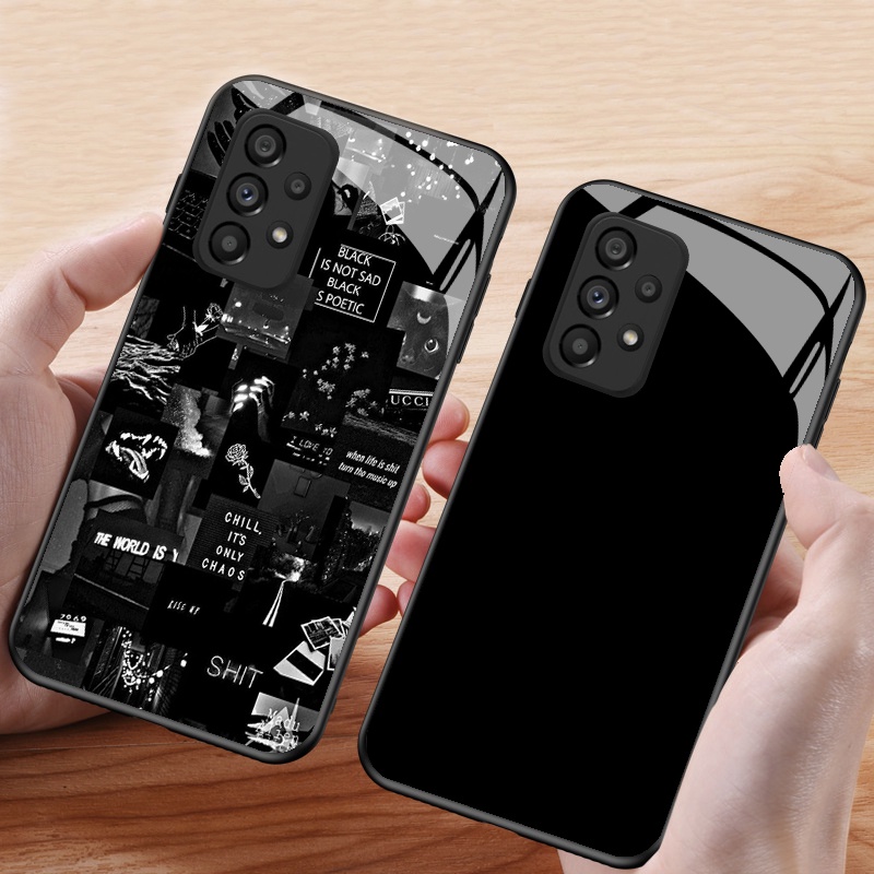 Ốp lưng kính cường lực dòng Samsung a13, a23, a33, a53, a73 các mẫu dành cho nam