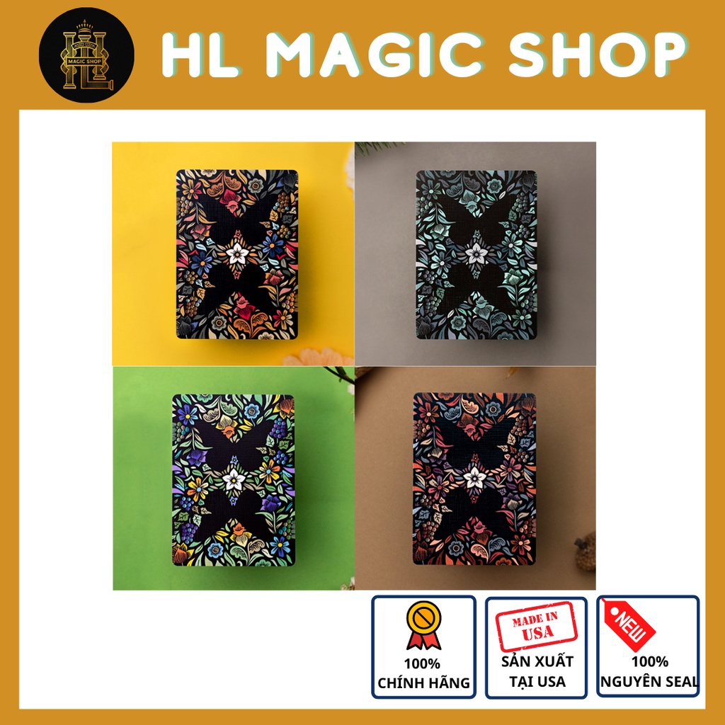 Bộ bài tây Butterfly Seasons (Marked) Playing Cards by Ondrej Psenicka - Bài Mỹ - Bài Chính Hãng