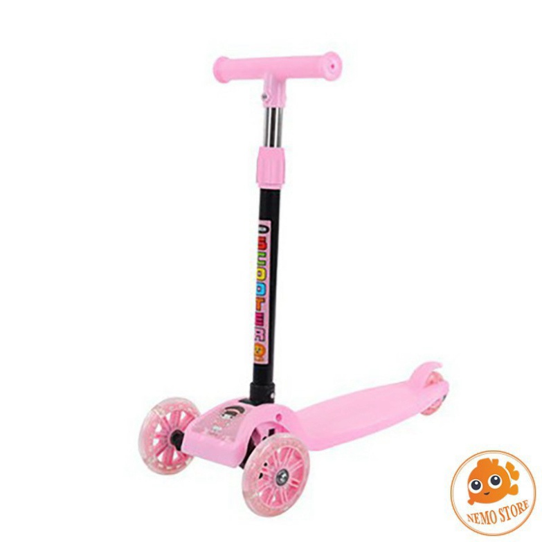 Xe trượt Scooter 3 bánh có bánh xe phát sáng cho bé yêu
