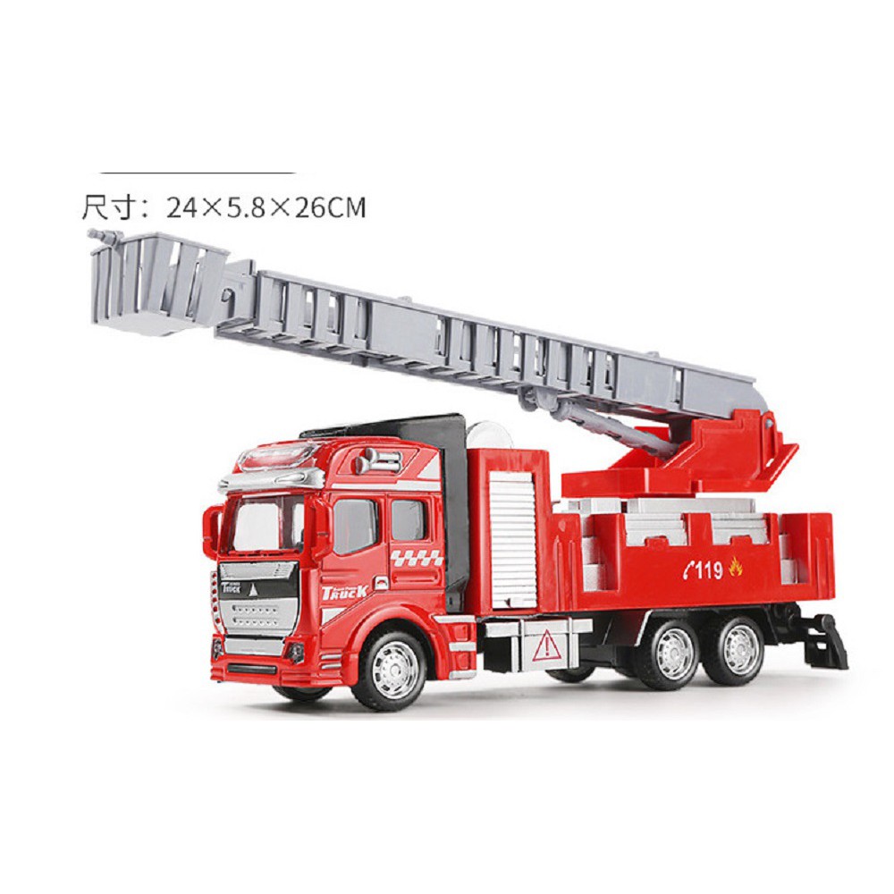 Xe đổ rác, Xe tải, Xe bồn, xe cứu hỏa, xe sửa điện, xe xúc,xe cảnh sát hợp kim sắt siêu bền,đẩy trớn chạy nhanh