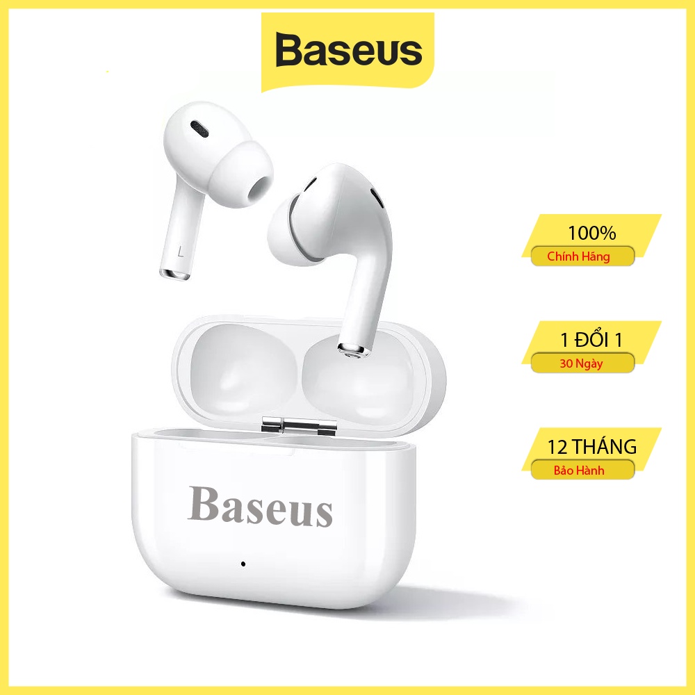 Tai Nghe Không Dây Baseus W3 Bluetooth Pro 5.0 Âm Thanh Nổi, giảm tiếng ồn, chống thấm nước, độ bền cao