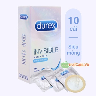 Bao cao su siêu mỏng Durex Invisible