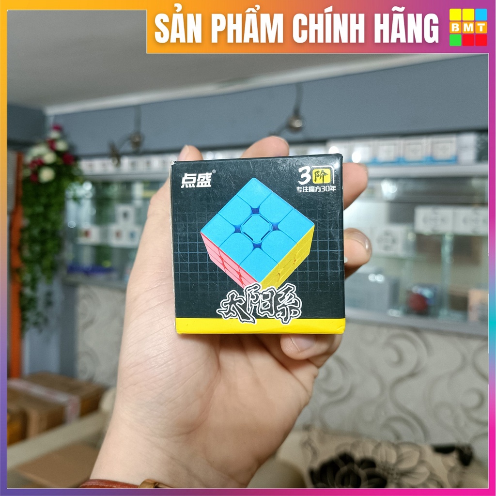 Rubik 3x3 Stickerless, có nam châm giá rẻ, Diansheng Stickerless