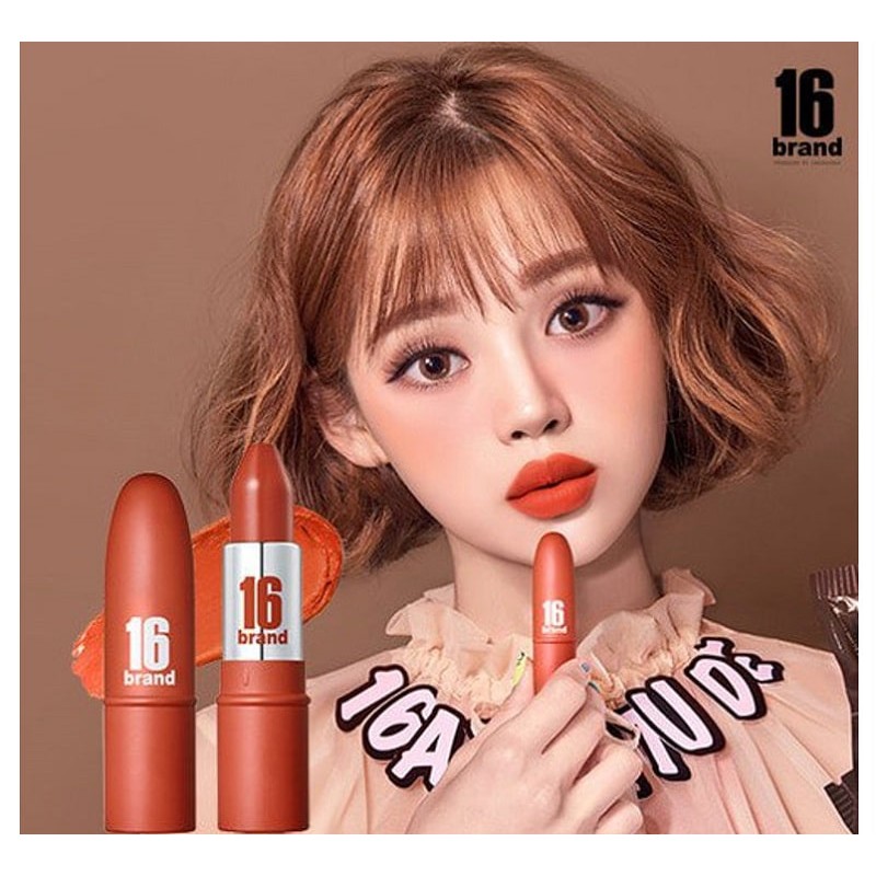 Son 16 Brand Sixteen Chu Edition Son Ống Bơ