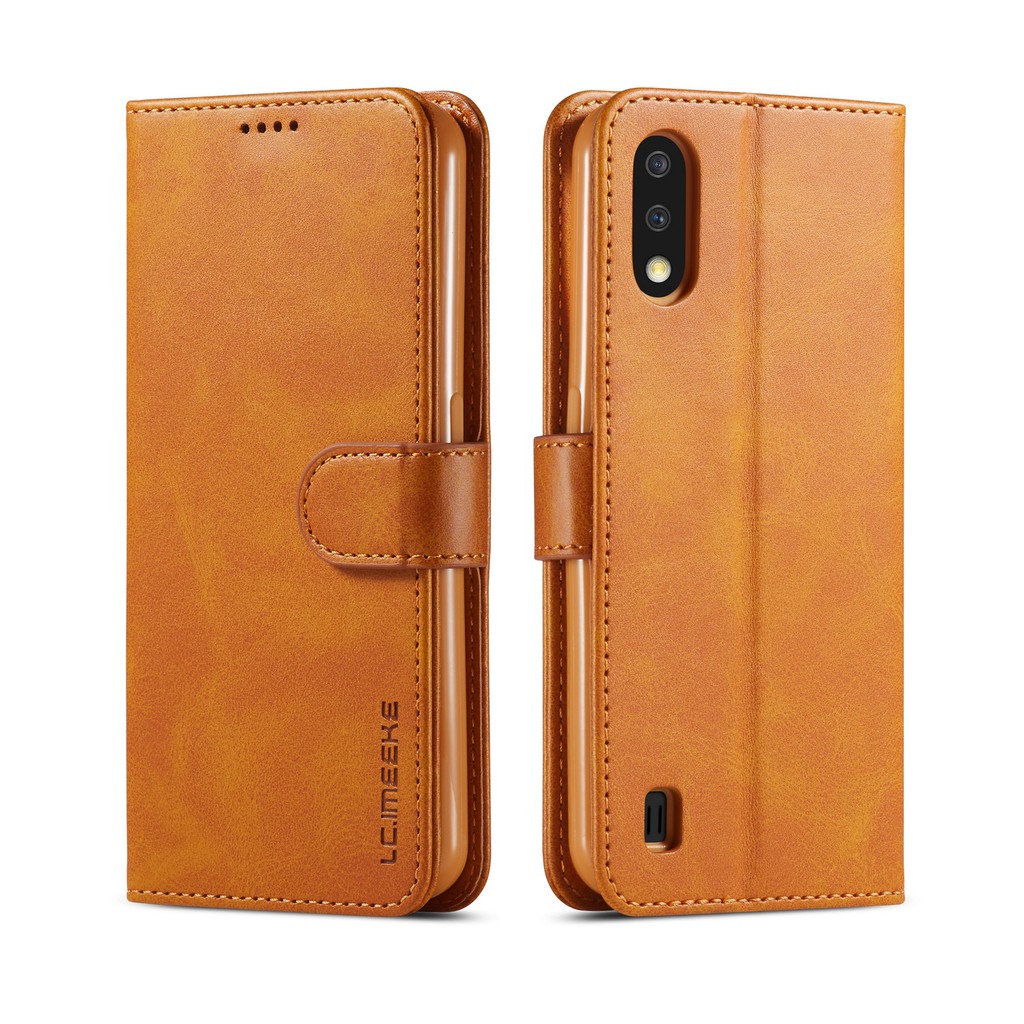 SAMSUNG GALAXY A01 Leather phone cover case casing LC