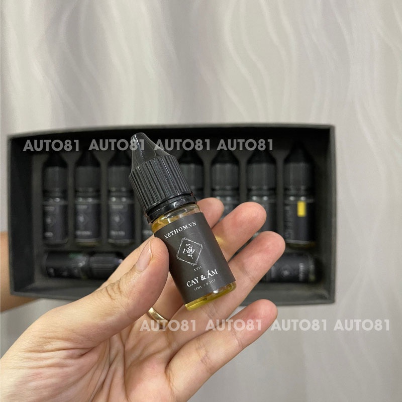Tinh dầu nước hoa ô tô XETHOM cao cấp, tinh dầu thơm xe hơi 100% thiên nhiên