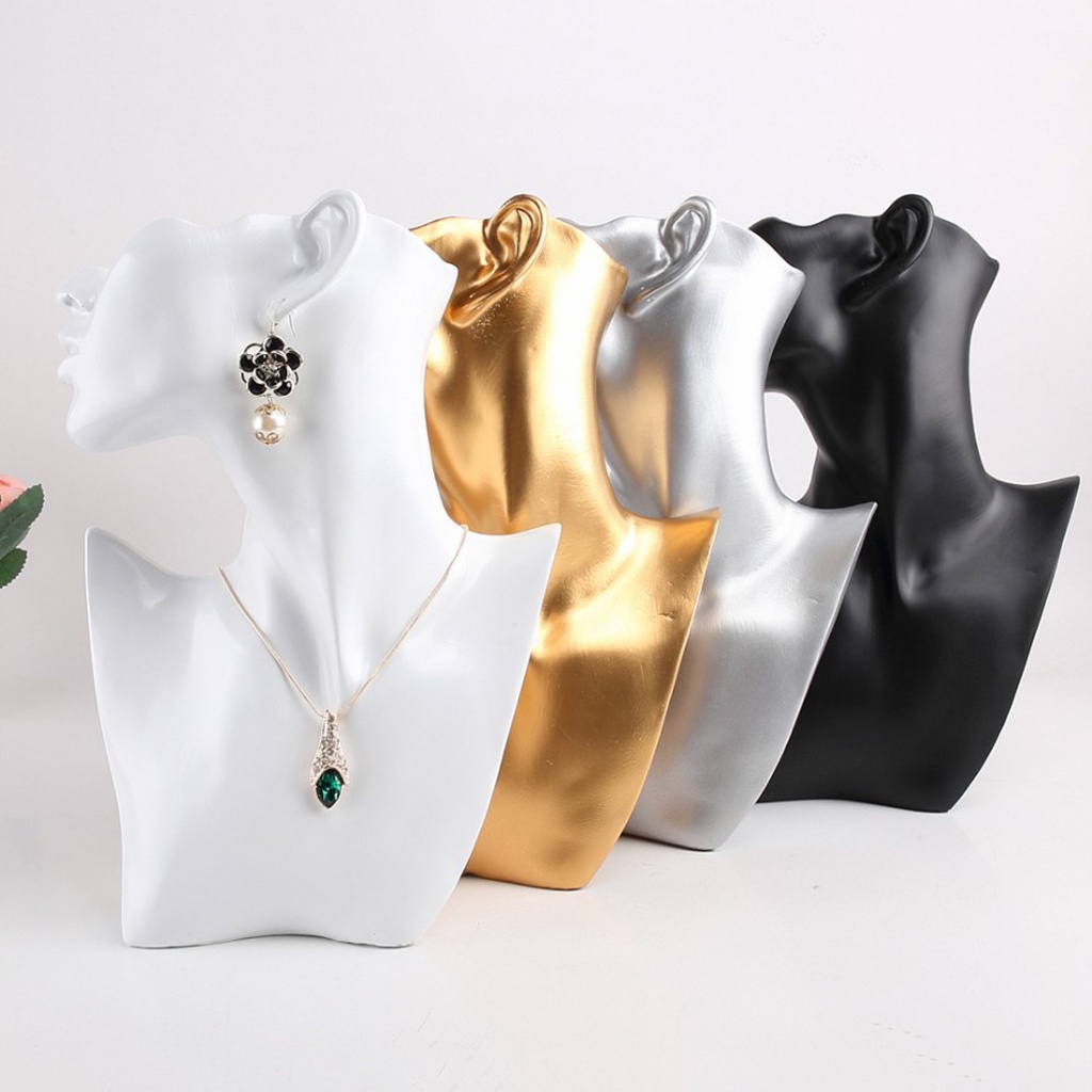 Trưng Bày Vòng cổ / Bông Tai Bằng Nhựa Resin Dễ Sử Dụng Cho Nữ