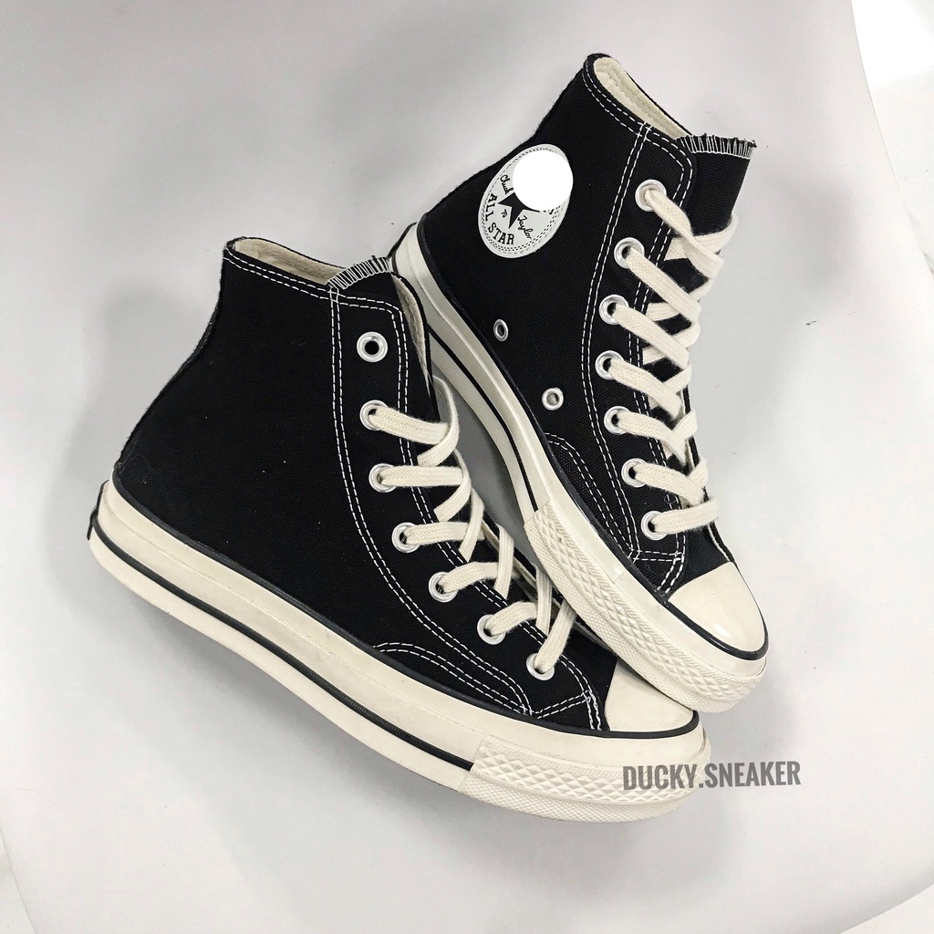 Giày thể thao CV đen cổ cao_Giày sneaker nam nữ_FULLBOX